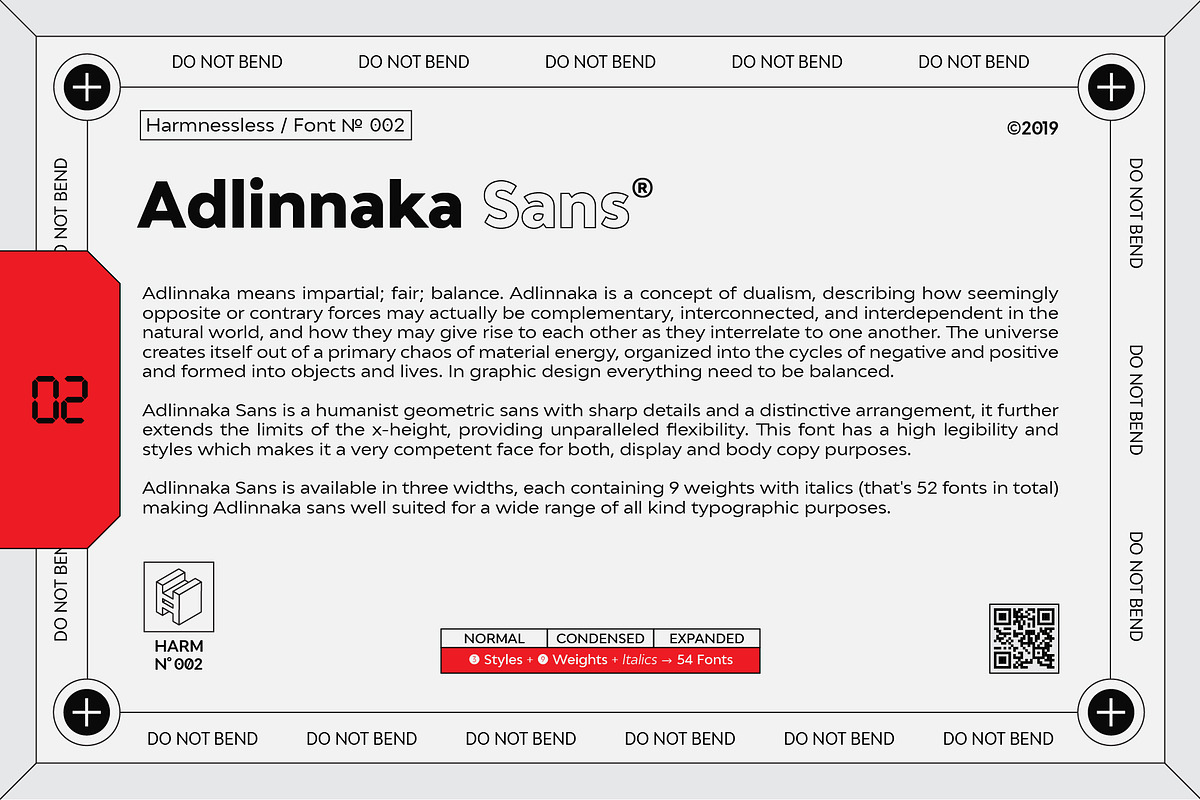 50% off Adlinnaka Sans - Font Family, a Sans Serif Font by HARMNESSLESS (Photo 3 of 11)