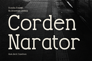 Corden Narator | Slab Serif Typeface, a Slab Serif Font by gracetype_studio (Thumbnail 1 of 12)