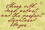 Olive Stories - Nostalgic Ink Script, a Script Font by Setara Langit CreativeStd (Thumbnail 10 of 14)