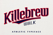 Killebrew Walk | Athletic Typeface, a Serif Font by StudioWorks (Thumbnail 1 of 7)
