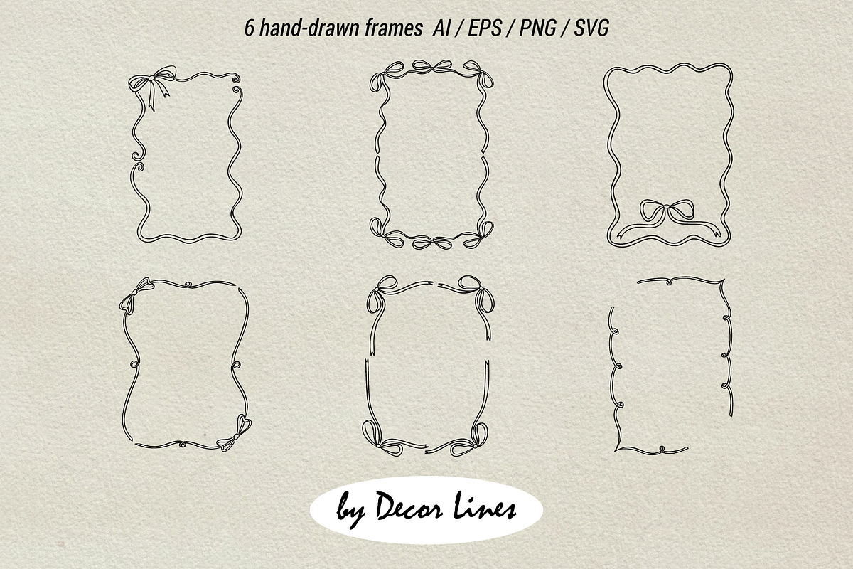Baby Bows Shower, a Decorative Illustration by Decor Lines (Photo 6 of 16)
