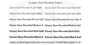 Classic Sans Rounded, a Sans Serif Font by Wiescher-Design (Thumbnail 2 of 4)