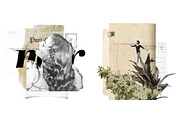 Vintage Collage Creator 710+ PNG, an Object Graphic by Marie T (Thumbnail 2 of 26)
