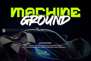 Machine Ground, a Script Font by Ditatype (Thumbnail 11 of 11)