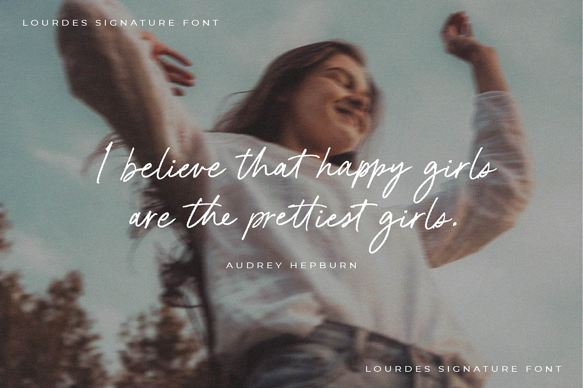 Lourdes Signature Font Free Download - Script Fonts Preview 2026