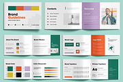 Modern Brand Identity Guideline Book, a Brochure Template by MightyDesign (Thumbnail 1 of 9)