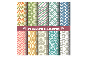 seamlessly retro patterns