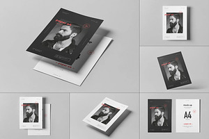 Paper A4 Mock-up, an Advertising Mockup by zippypixelstudio