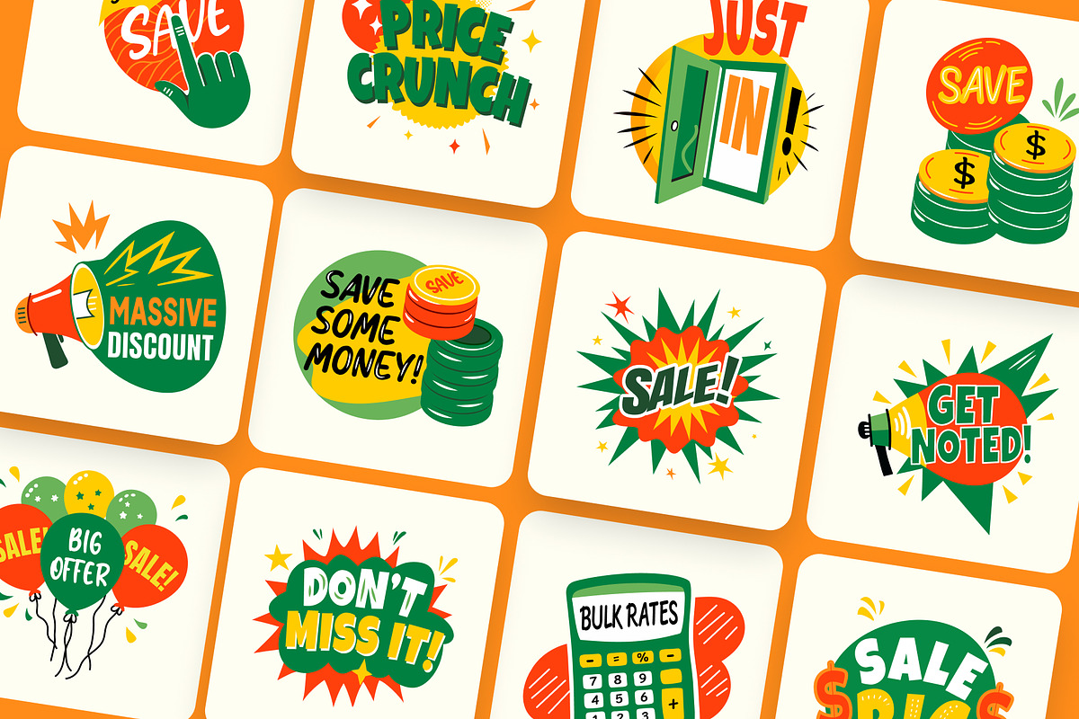 Animated Promotional Stickers, an Emoji Icon by Vectors Market (Photo 3 of 5)