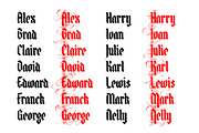 Halja, a Blackletter Font by Typogama (Thumbnail 10 of 11)
