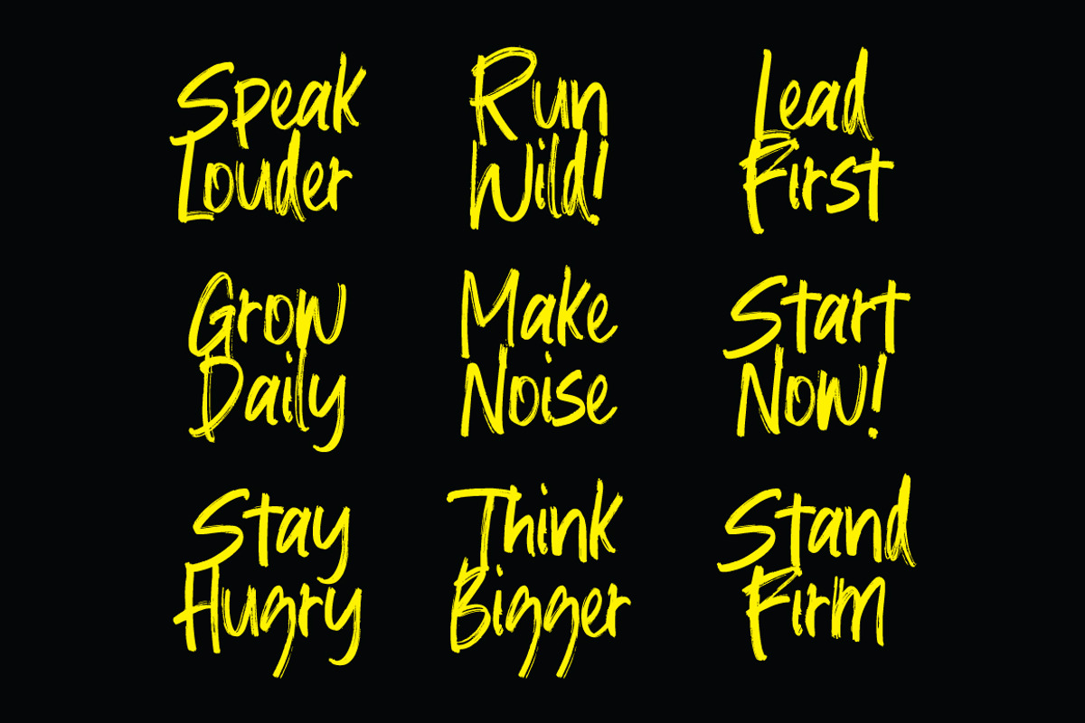 Fasturise - Freestyle Brush, a Handwritten Font by executypeStudio (Photo 6 of 15)