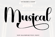Musical, a Handwritten Font by InermediaSTUDIO (Thumbnail 1 of 8)