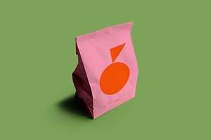 Paper Coffee Bag Mockup