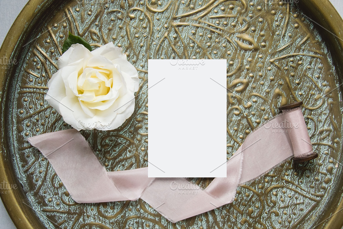 4x6 card mockup, a Print Template by savvy graphics & stock