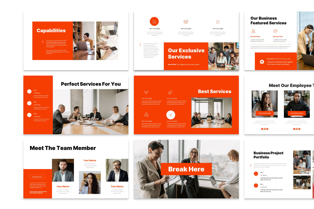 Bright-Business Powerpoint & GS, a Presentation Template by Raseuki (Photo 3 of 5)