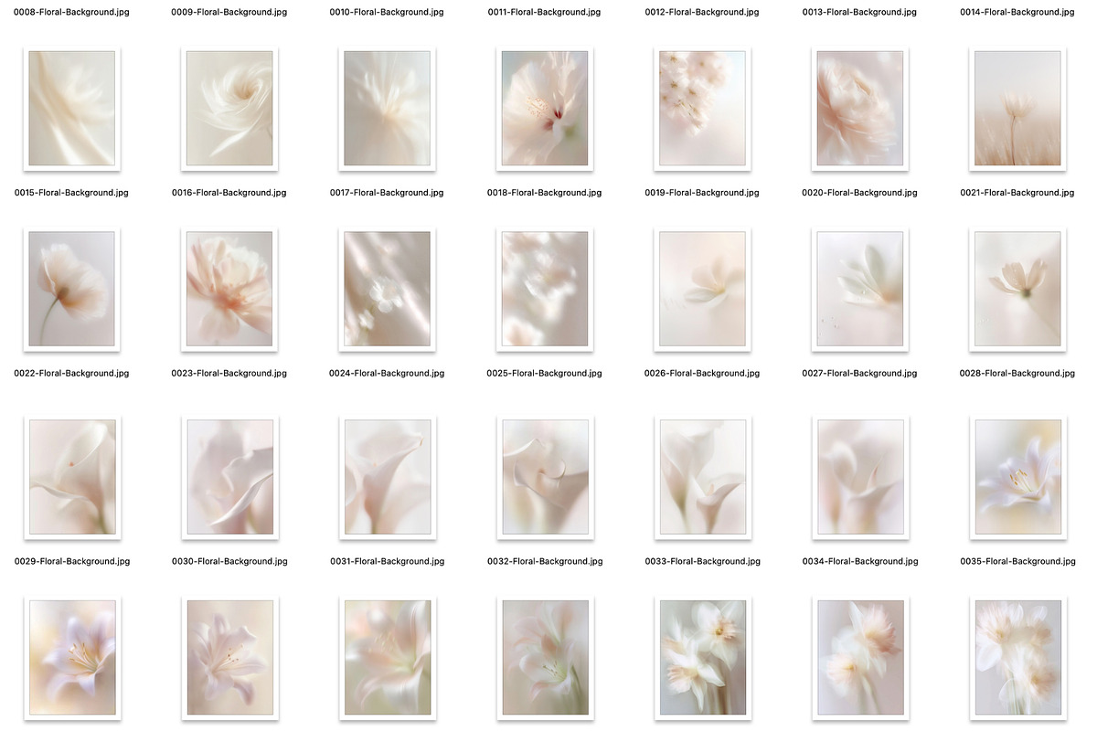 Ethereal Floral Backgrounds Bundle, an Abstract Photo by Allure Art (Photo 25 of 26)
