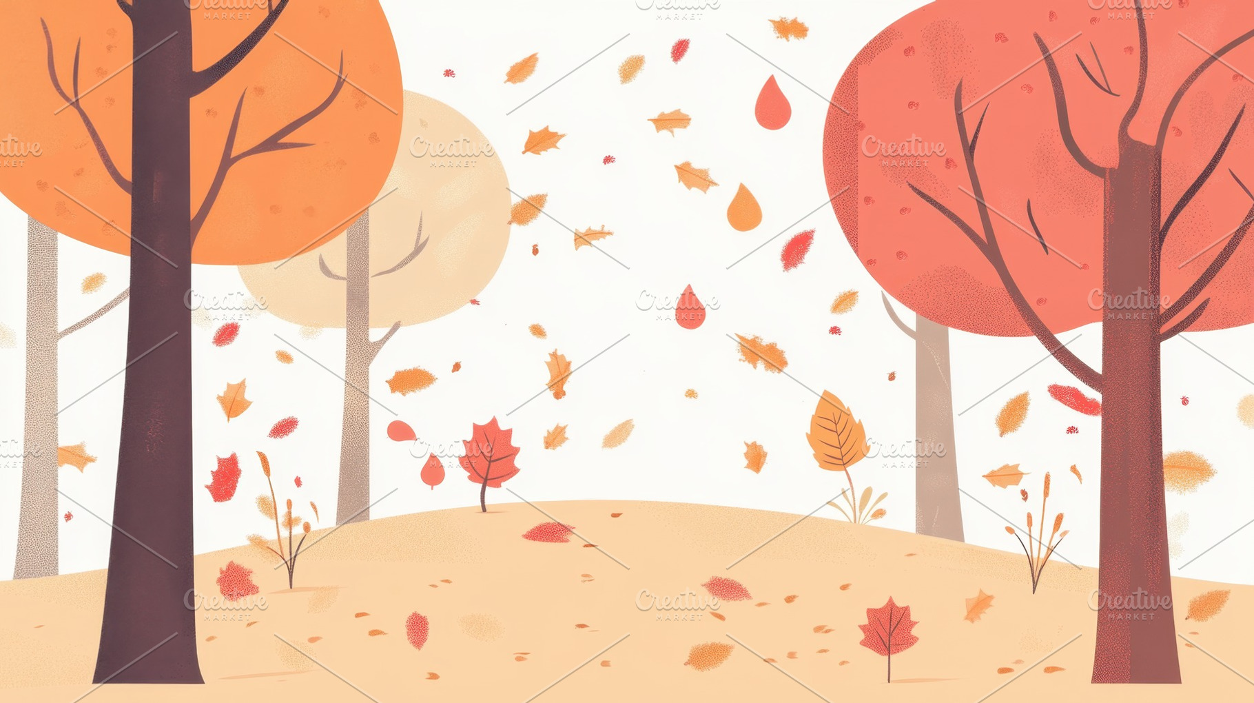 Autumn leaves dance in the wind, a Photo by Beautiful things