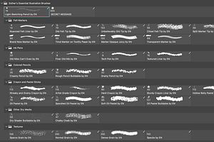 Photoshop Digital Brush Collection