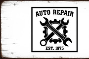 Classic garage workshop sign design, an Illustration by Amazin_art (Thumbnail 20 of 32)