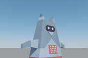 Low Poly Space Robot, a Characters & Person 3D Model by XYZ Space (Thumbnail 2 of 5)
