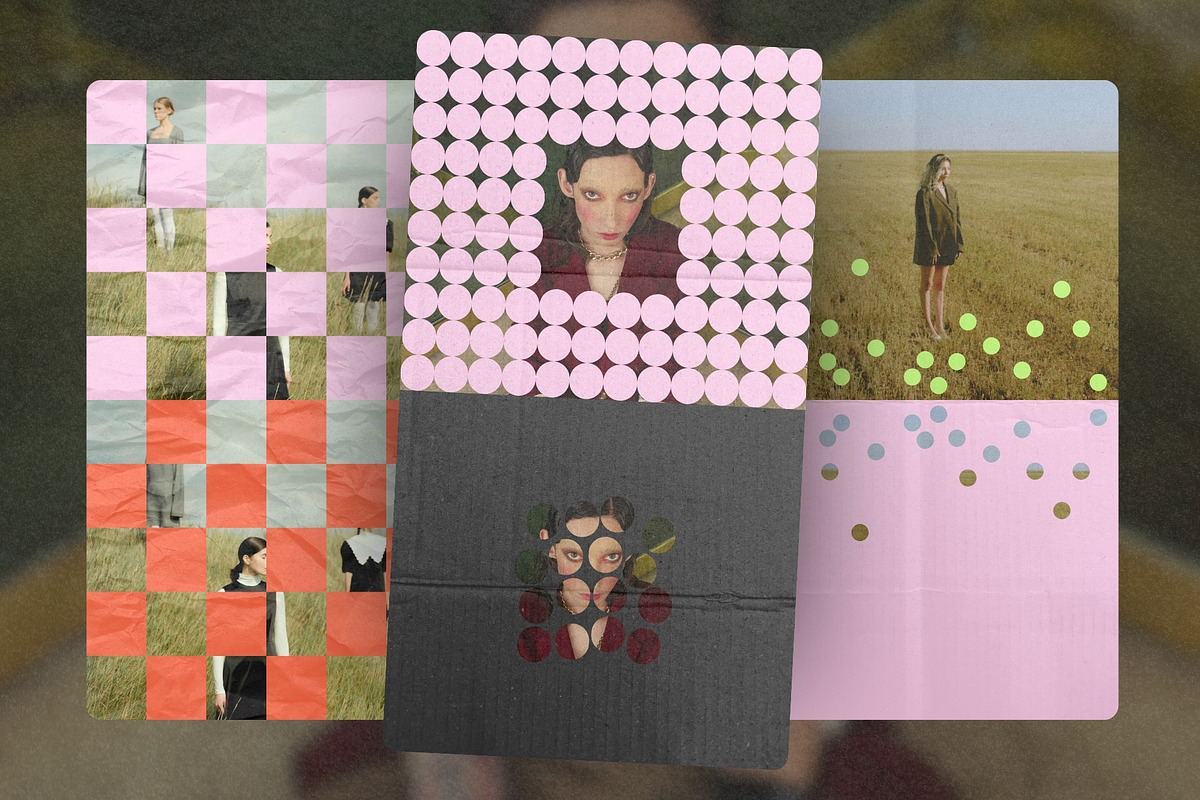 Story Gap: Collage Frame Templates, a Social Media Template by Anastasiia VNSK (Photo 3 of 15)