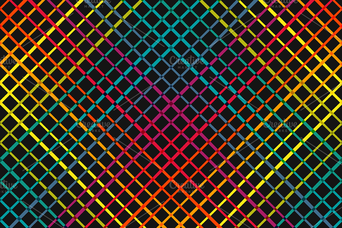 Rainbow geometric patterns, a Pattern Graphic by IreneArt illustrations (Photo 10 of 13)