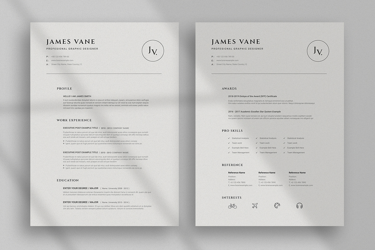 Minimal Resume | Canva , InDesign, a Resume Template by Design_Slide (Photo 5 of 5)
