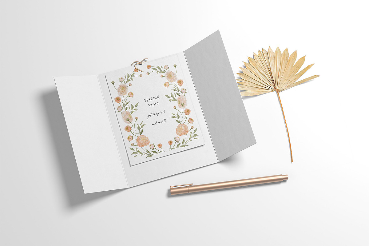 Peach BLOOM watercolor florals, a Decorative Illustration by Yuliia Lashevska (Photo 14 of 14)