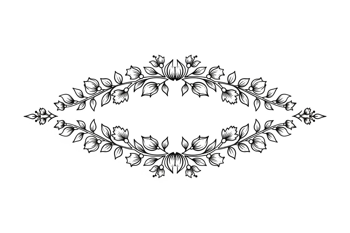 Vintage Floral Frame Vector Bundle, an Illustration by Designs_River (Photo 44 of 51)