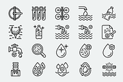 Water Treatment 20 Icons Set, an Outline Icon by Alex Blogoodf (Thumbnail 5 of 11)