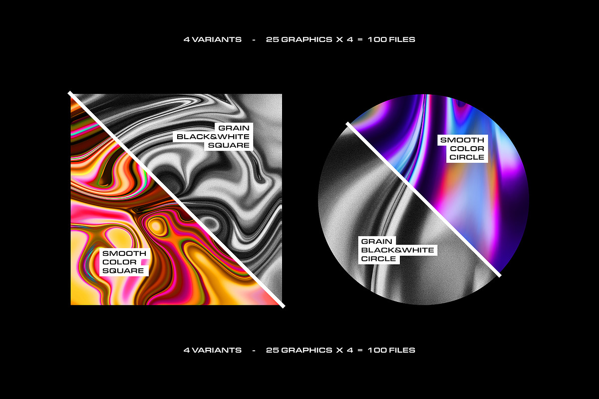 Surreal Waves - 50 Backgrounds, a Background Graphic by assetpro.design (Photo 7 of 11)