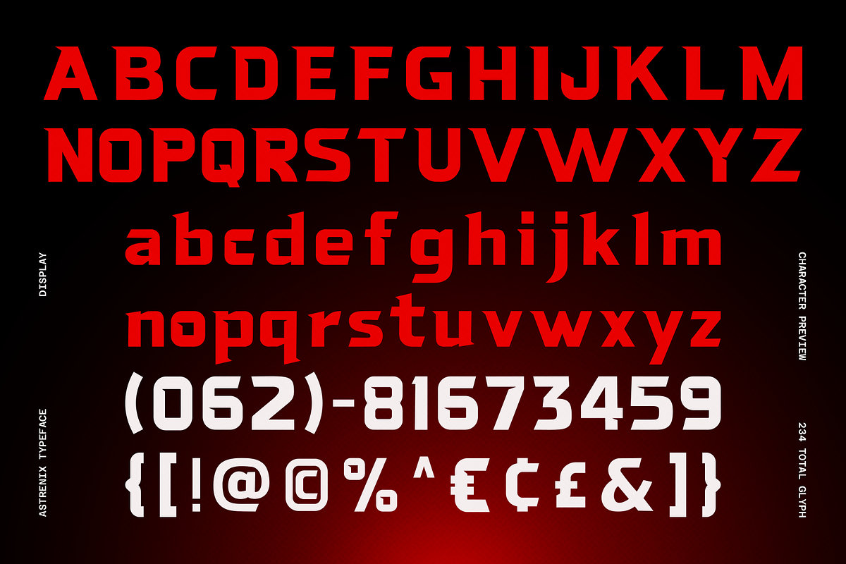 Astrenix - Futuristic Sport Tech, a Sans Serif Font by Indotype Foundry (Photo 3 of 10)