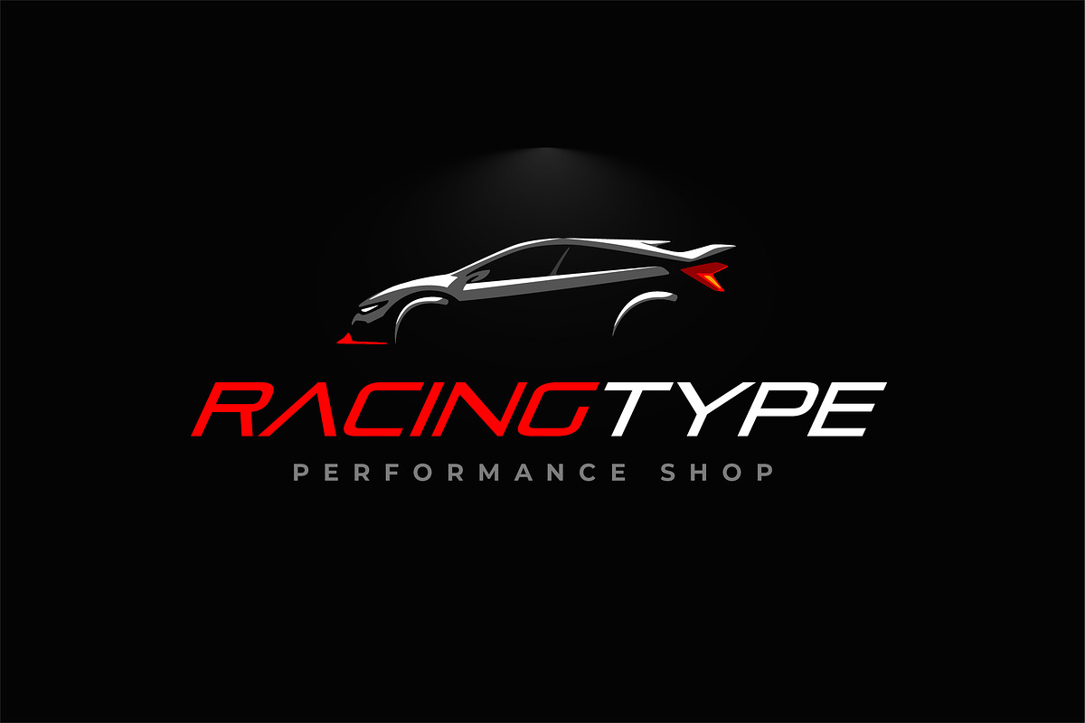 Simple Racing & Drift Car Logo, a Branding & Logo Template by Suhandi