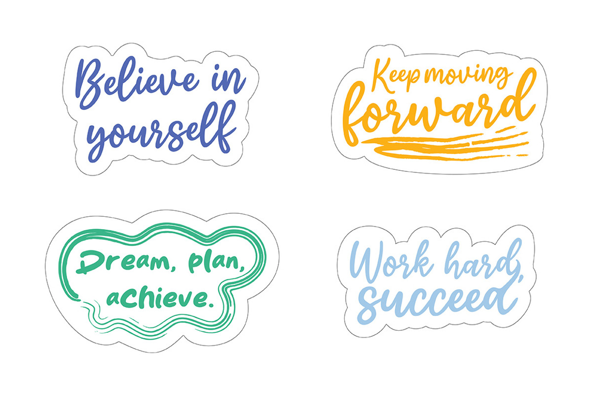 Dopamine Daily Planner Stickers, an Object Graphic by Zeukaa (Photo 10 of 11)