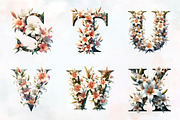 mother's day floral alphabet png, an Illustration by RobertsArt (Thumbnail 2 of 7)