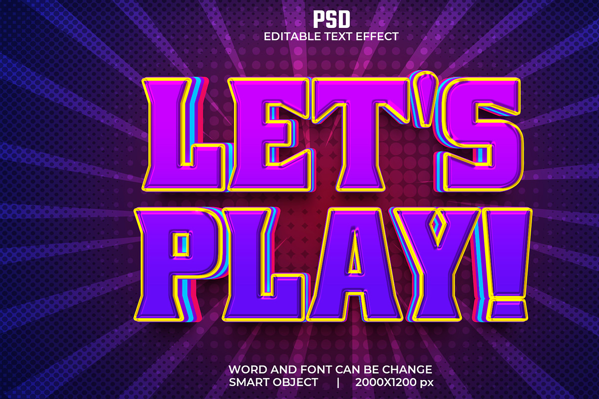 Let's play Editable Psd Text Effect, a Layer Style Add-On by bdrobin (Photo 2 of 2)