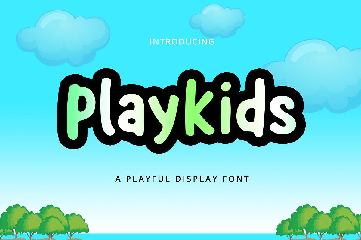 Playkids Font, a Script Font by Graphic Deal (Photo 1 of 6)