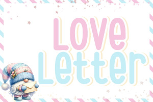 Love Letter - Display Handwritten