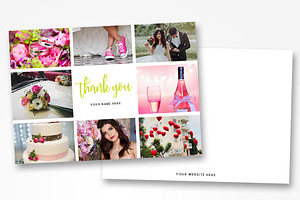 Photographer Thank You Card Template