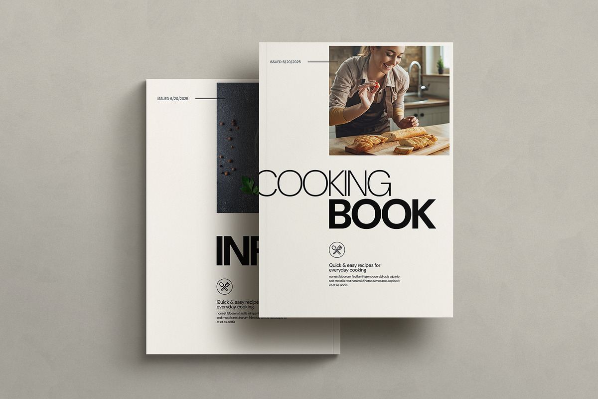 Cooking Book Template, a Brochure Template by Creatiya Type (Photo 7 of 7)