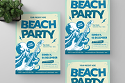 Beach Party Flyer, a Flyer Template by Annora Studio (Thumbnail 5 of 5)