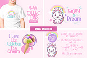The Unicorn Dream Bundle, a Script Font by khurasan (Thumbnail 2 of 15)
