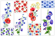 watercolor wildflower, an Illustration by ognivo (Thumbnail 3 of 3)