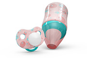 Baby Bottle and Pacifier Vol2 Mockup, a Product Mockup by PixelMockup (Thumbnail 12 of 17)