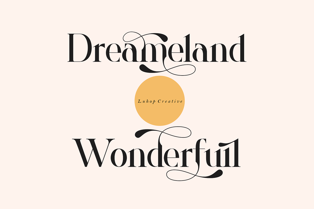 Roland Bryon Display, a Serif Font by LuhopCreative (Photo 8 of 18)