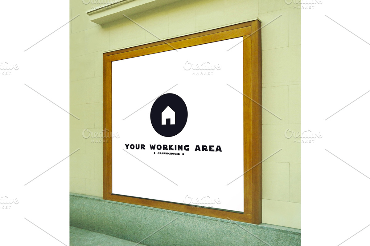 Frame Mockup, a Print Template by graphichouse