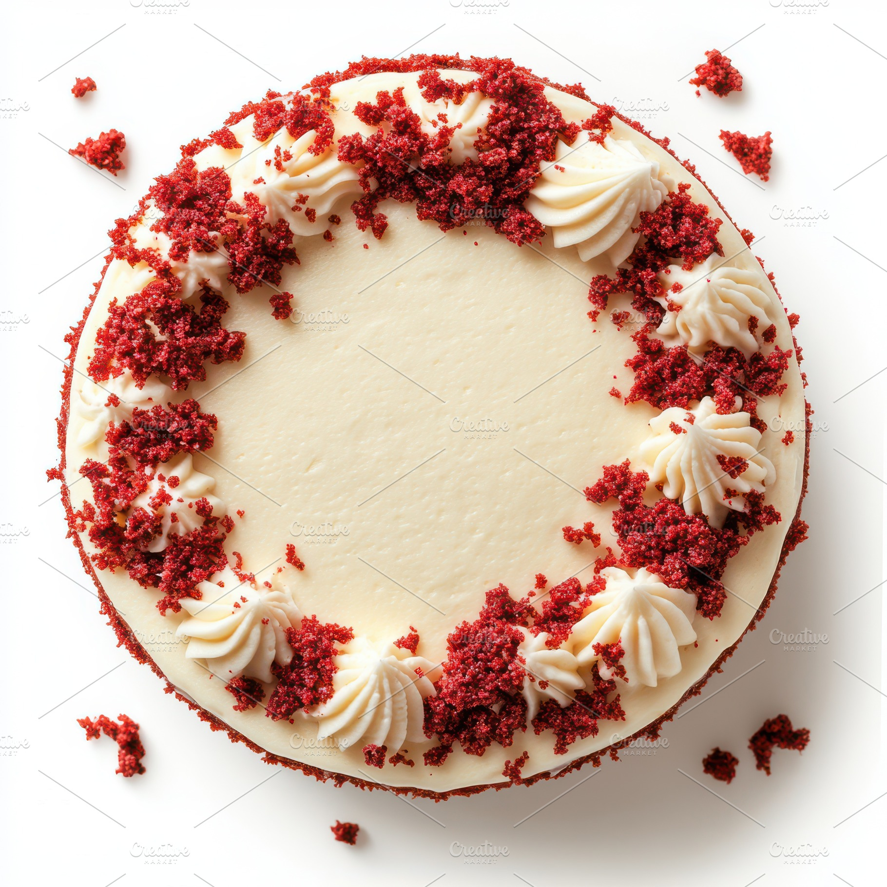 Red Velvet Cake with cream cheese fr, a Food & Drink Photo by Pixeness Studio