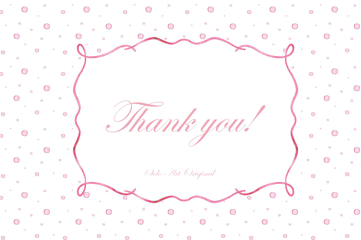Pink Watercolor Hand-Drawn Frames, an Object Graphic by Solo Art Original (Photo 14 of 14)