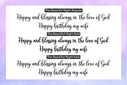 The Beautiful Night Script & Extras, a Script Font by Attract Studio (Thumbnail 7 of 10)