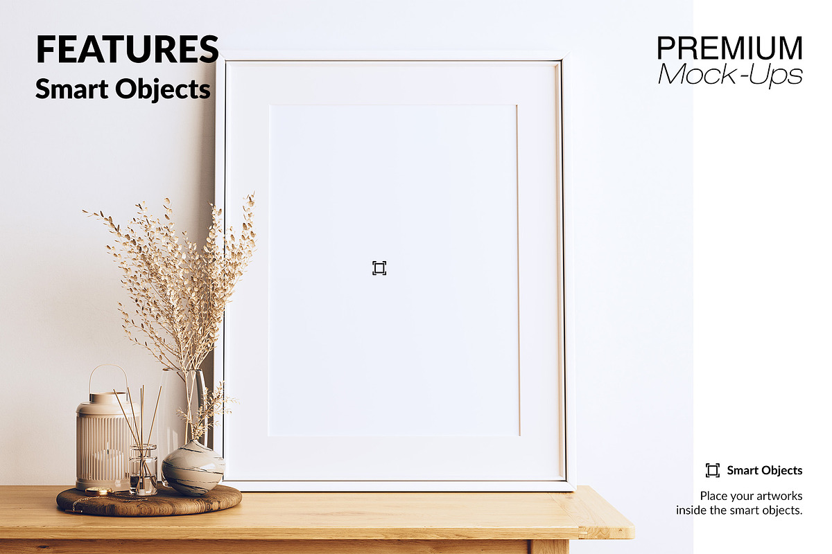 Frame and Canvas Mockup Many Sizes, a Product Mockup by mock-ups